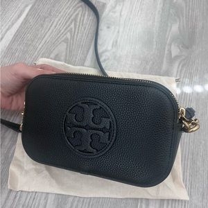Tory Burch - Miller Mini Logo Lambskin Crossbody Bag